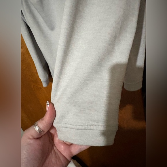 Men’s Pebble Beach stripe quarter zip. Size L - Picture 5 of 6